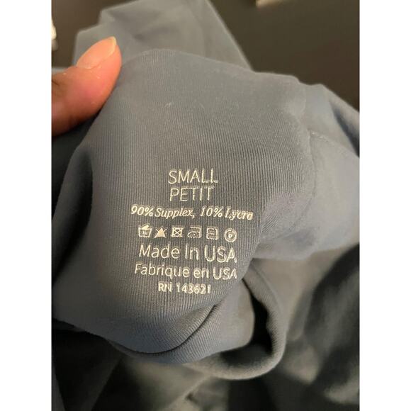 Live The Process Jumpsuit Womens Small Petite Corset Cutout Unitard Made USA - Picture 5 of 10